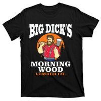 Morning Wood Lumber Co Lumberjack Carpenter Woodworker Gift T-Shirt