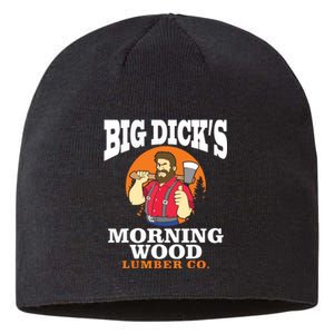 Morning Wood Lumber Co Lumberjack Carpenter Woodworker Gift Sustainable Beanie