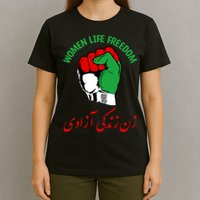 Mahsa, WOMEN LIFE FREEDOM, Cute Iranian Flag Fist Of Iranian T-Shirt