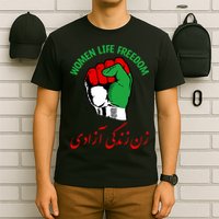Mahsa, WOMEN LIFE FREEDOM, Cute Iranian Flag Fist Of Iranian T-Shirt