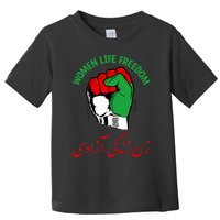 Mahsa, WOMEN LIFE FREEDOM, Cute Iranian Flag Fist Of Iranian Toddler T-Shirt