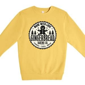 Made With Love Gingerbread Baking Co Premium Crewneck Sweatshirt