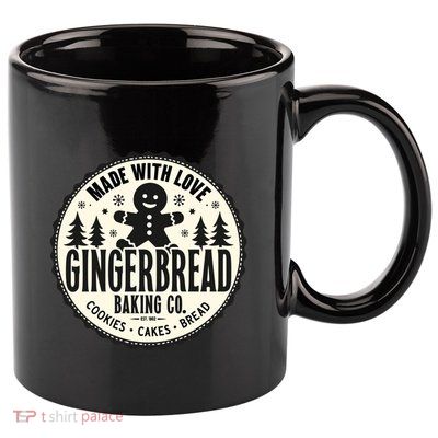 Made With Love Gingerbread Baking Co 11oz C Handle Ceramic Mug