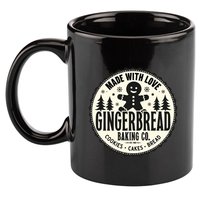 Made With Love Gingerbread Baking Co 11oz C Handle Ceramic Mug