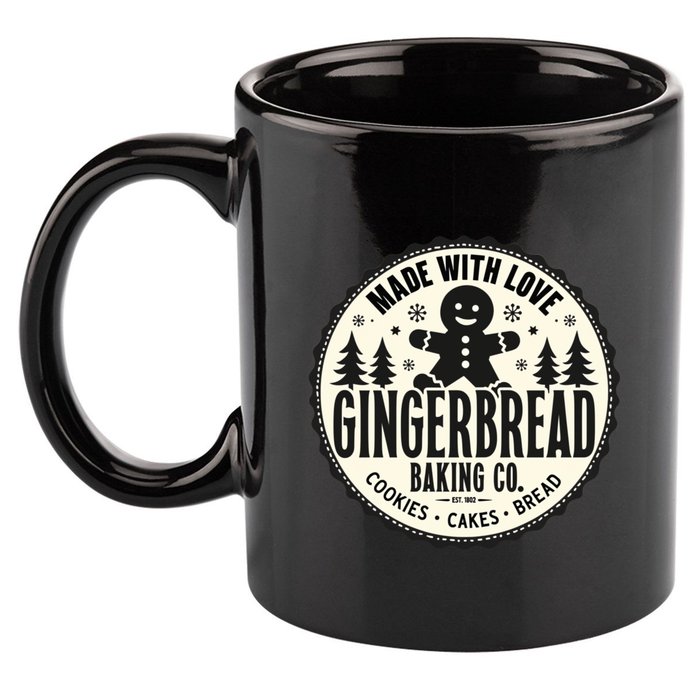 Made With Love Gingerbread Baking Co 11oz C Handle Ceramic Mug