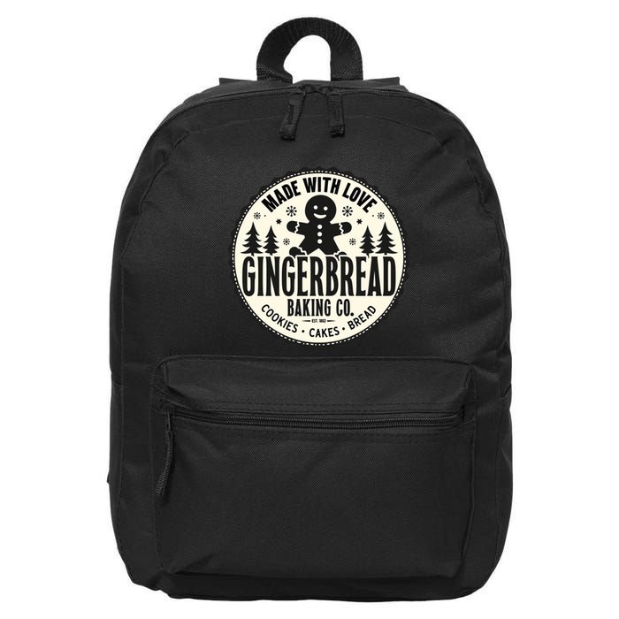 Made With Love Gingerbread Baking Co 16 in Basic Backpack