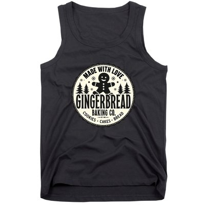 Made With Love Gingerbread Baking Co Tank Top