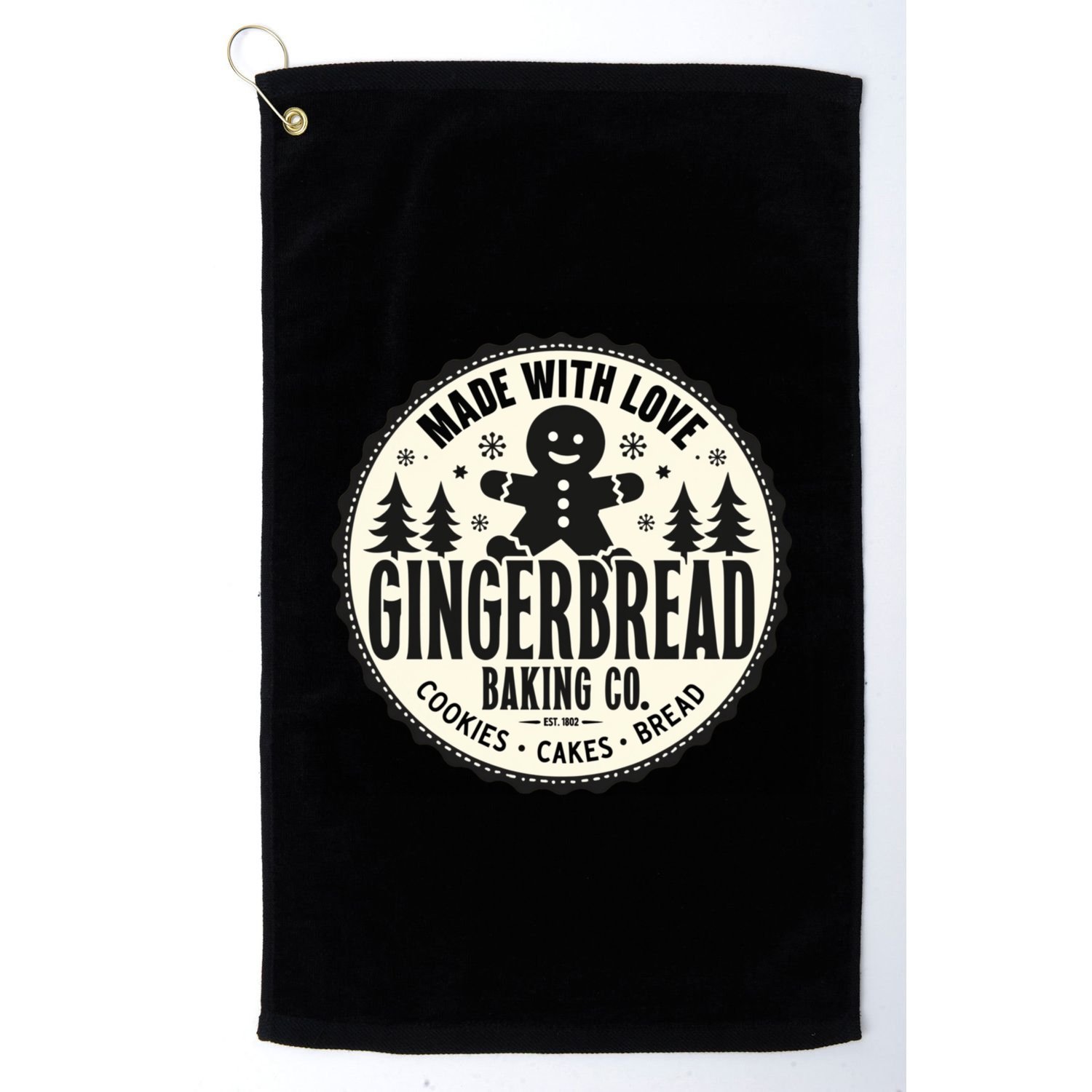 Made With Love Gingerbread Baking Co Golf Towel
