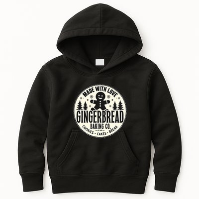 Made With Love Gingerbread Baking Co Kids Hoodie