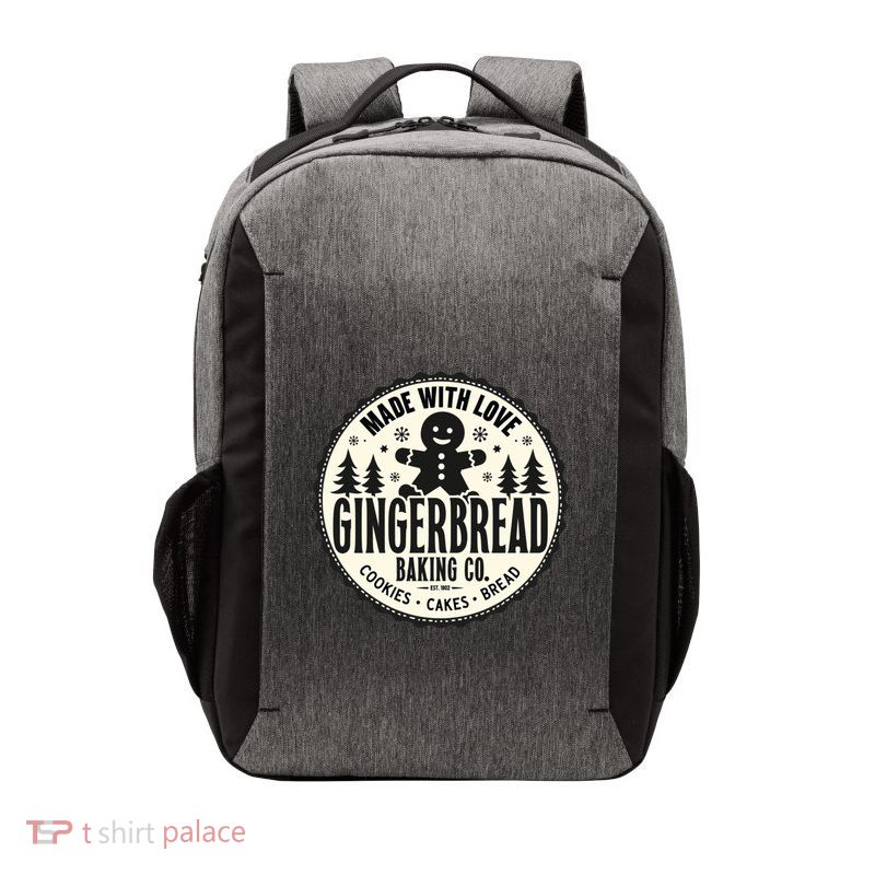 Made With Love Gingerbread Baking Co Vector Backpack