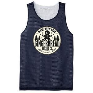 Made With Love Gingerbread Baking Co Mesh Reversible Basketball Jersey Tank