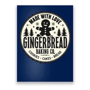 Made With Love Gingerbread Baking Co Poster