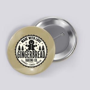 Made With Love Gingerbread Baking Co Button