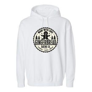 Made With Love Gingerbread Baking Co Garment-Dyed Fleece Hoodie