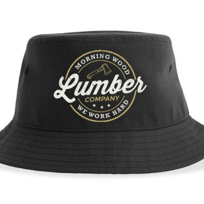 M.O.R.N.I.N..G. W.O.O.D. Lu.M.B.E.R. Company Camping Woodman Sustainable Bucket Hat