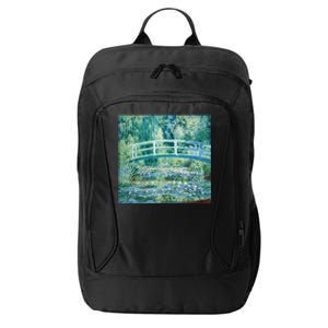 Monet's Water Lilies And Japanese Bridge Modern Art Painting Cute Gift City Backpack