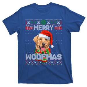 Merry Woofmas Labrador Retriever Santa Hat Ugly Xmas Sweater Cute Gift T-Shirt