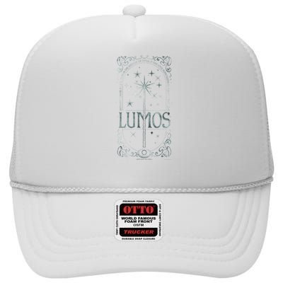 Magic Wand Lumos Turn On The Light High Crown Mesh Back Trucker Hat