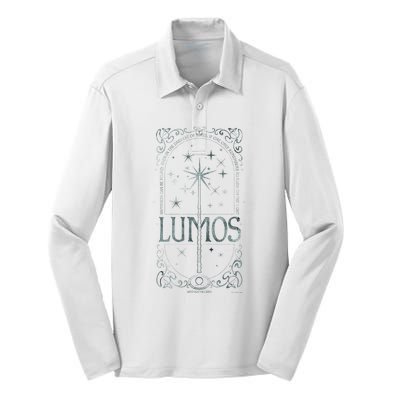 Magic Wand Lumos Turn On The Light Silk Touch Performance Long Sleeve Polo