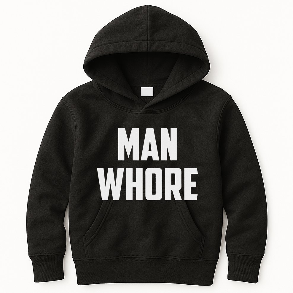 Man Whore Kids Hoodie