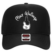 Malt Whiskey High Crown Mesh Back Trucker Hat