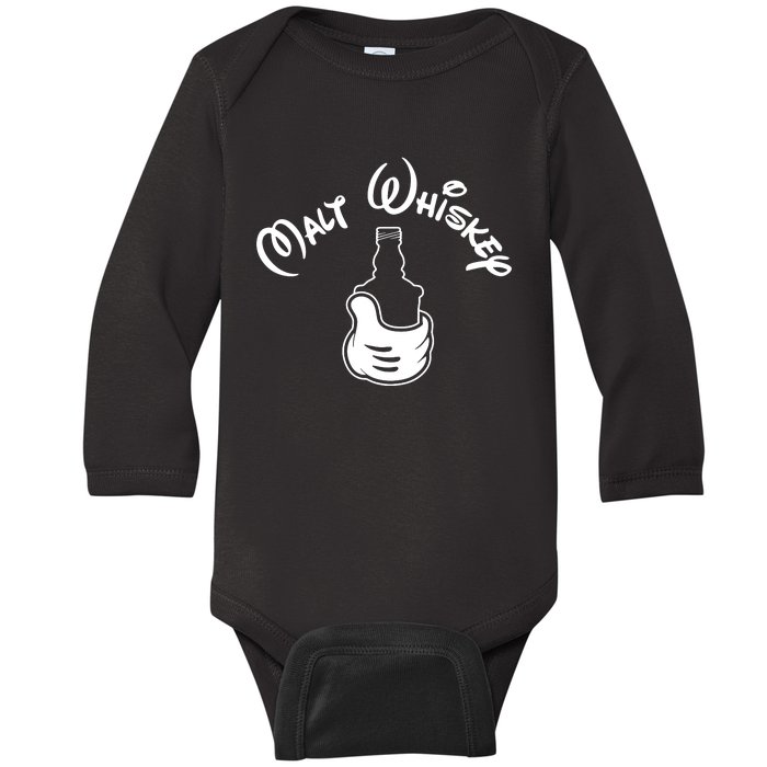 Malt Whiskey Baby Long Sleeve Bodysuit