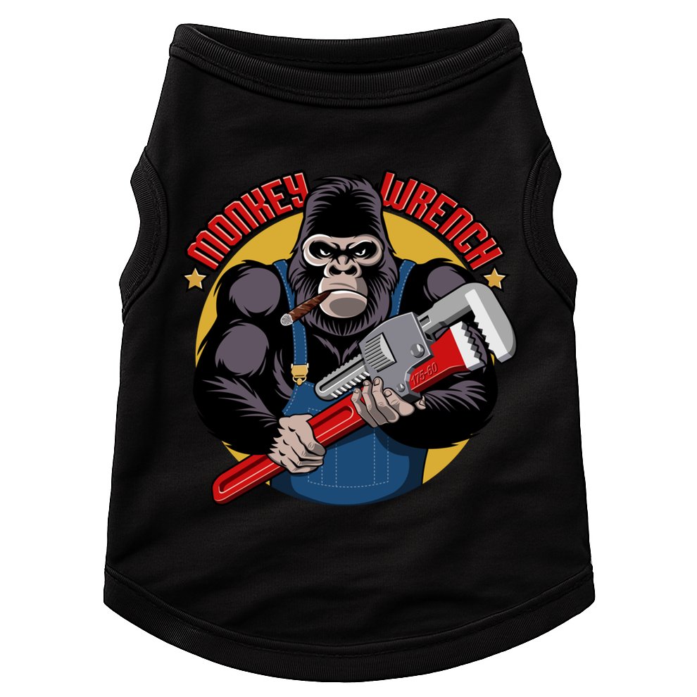 Monkey Wrench Mechanic Grease Monkey Car Repair Technician Cute Gift Doggie Tank