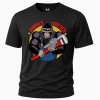 Monkey Wrench Mechanic Grease Monkey Car Repair Technician Cute Gift Cooling Performance Crew T-Shirt