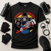 Monkey Wrench Mechanic Grease Monkey Car Repair Technician Cute Gift Cooling Performance Crew T-Shirt