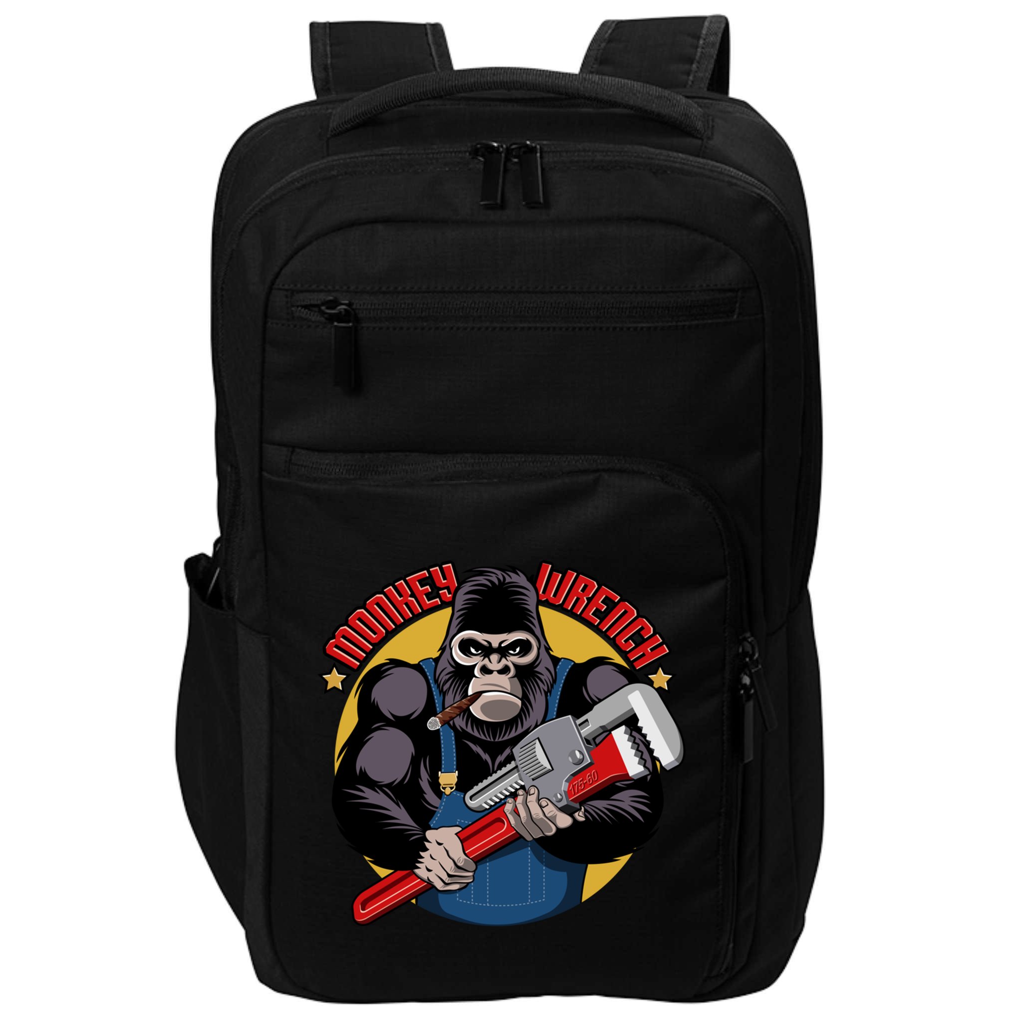 Monkey Wrench Mechanic Grease Monkey Car Repair Technician Cute Gift Impact Tech Backpack