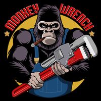 Monkey Wrench Mechanic Grease Monkey Car Repair Technician Cute Gift 7-Panel Snapback Hat