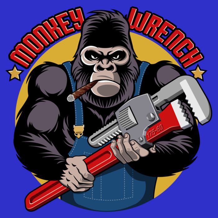Monkey Wrench Mechanic Grease Monkey Car Repair Technician Cute Gift Visor