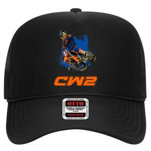 Motocross Webb2cooper High Crown Mesh Back Trucker Hat