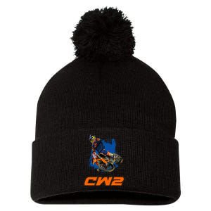 Motocross Webb2cooper Pom Pom 12in Knit Beanie