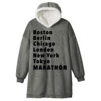 Marathon Wishlists Hooded Wearable Blanket