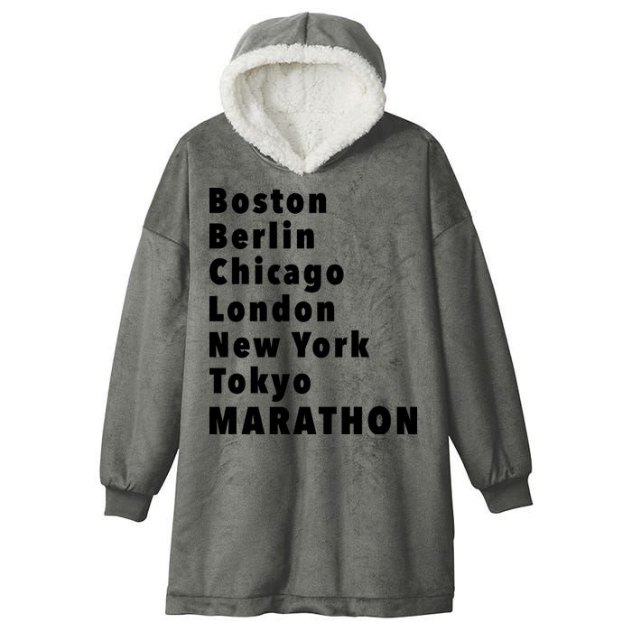 Marathon Wishlists Hooded Wearable Blanket