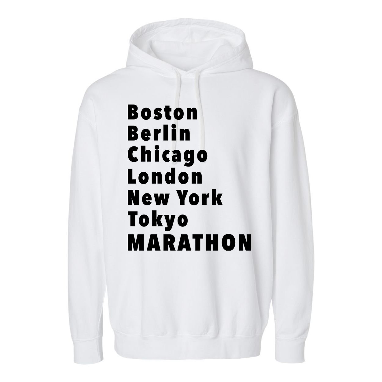 Marathon Wishlists Garment-Dyed Fleece Hoodie