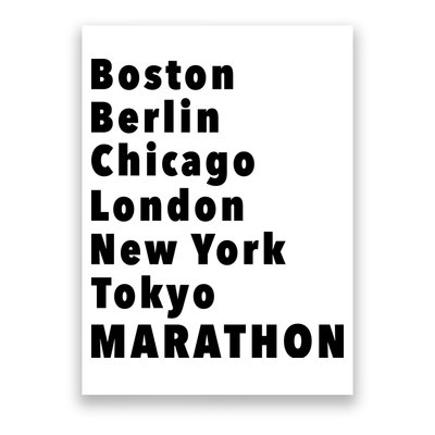 Marathon Wishlists Poster