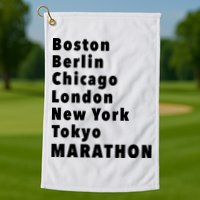 Marathon Wishlists Golf Towel