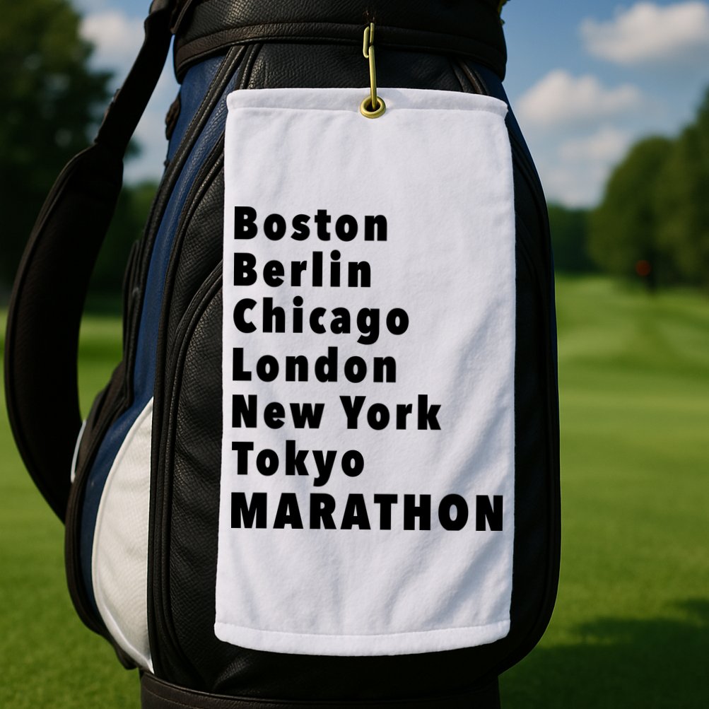 Marathon Wishlists Golf Towel