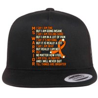 Ms Warrior Multiple Sclerosis Awareness Graphic Gift Flat Bill Trucker Hat