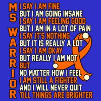 Ms Warrior Multiple Sclerosis Awareness Graphic Gift Visor