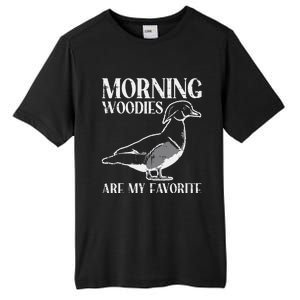 Morning Woody My Favorite Duck Hunting Funny Hunter Tall Fusion ChromaSoft Performance T-Shirt