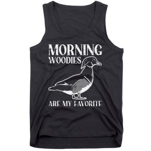 Morning Woody My Favorite Duck Hunting Funny Hunter Tank Top