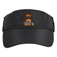  MS Warrior Messy Bun - Multiple Sclerosis Awareness Adult Drive Performance Visor
