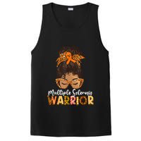  MS Warrior Messy Bun - Multiple Sclerosis Awareness PosiCharge Competitor Tank
