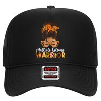  MS Warrior Messy Bun - Multiple Sclerosis Awareness Trucker Hat
