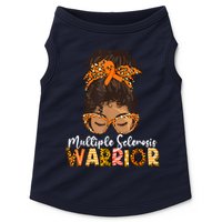  MS Warrior Messy Bun - Multiple Sclerosis Awareness Doggie Tank