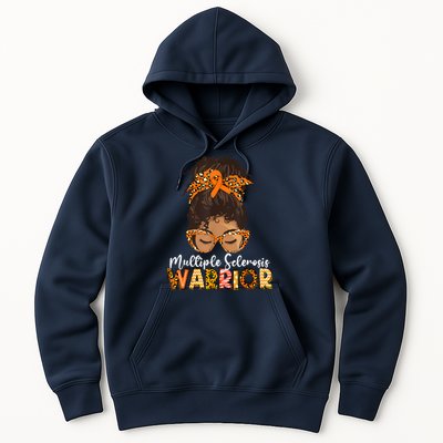  MS Warrior Messy Bun - Multiple Sclerosis Awareness Hoodie