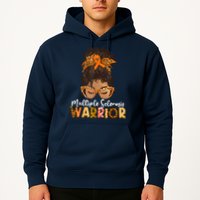  MS Warrior Messy Bun - Multiple Sclerosis Awareness Hoodie